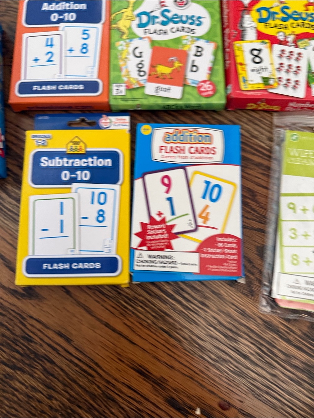 Educational Flash Card Set - Assorted Colors - Picture 6 of 8